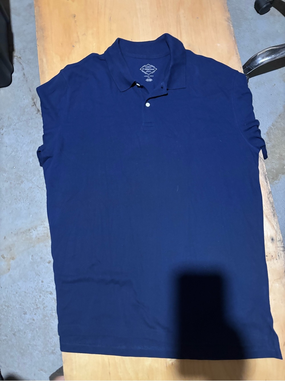 St. John's Bay Navy Blue Polo Shirt